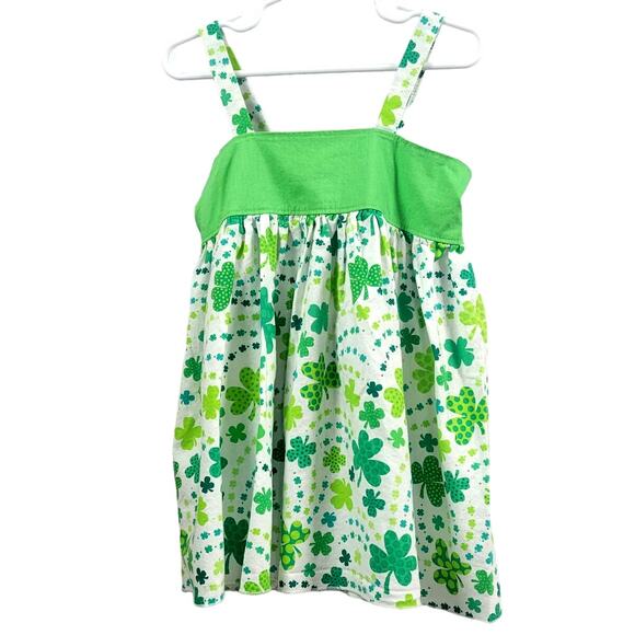Green Shamrock Dress Toddler Size 6 - Picture 1 of 4